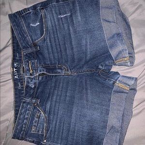 denim shorts